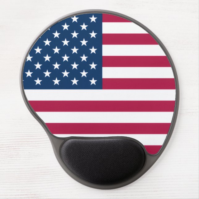 Gel Mousepad with flag of USA (Front)