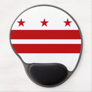 Gel Mousepad with flag of Washington DC