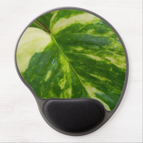 Gel Mousepad with Money Plant Leaf Design