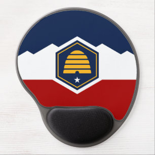 Gel Mousepad with new flag of Utah State