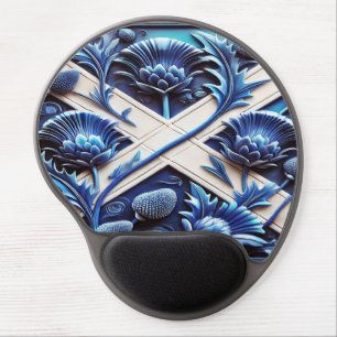 Gel Mousepad with Scottish Thistles
