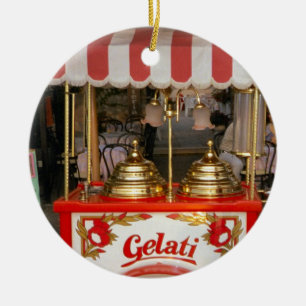 Gelati, Italian Ice Cream Ceramic Ornament