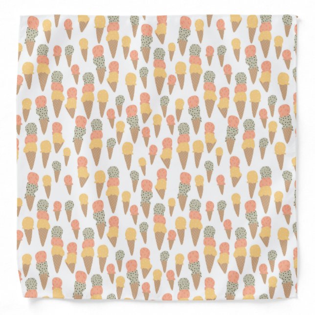 Gelato Flavors: Mint Chip, Passionfruit, Mango Yum Bandana (Front)