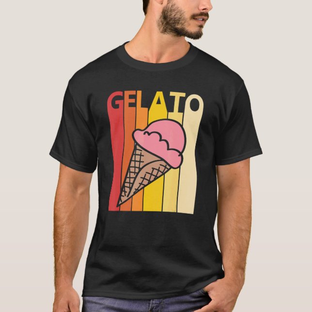 Gelato Ice Cream T-Shirt (Front)