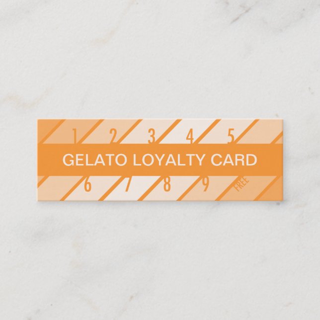 gelato loyalty card (retrograde) (Front)