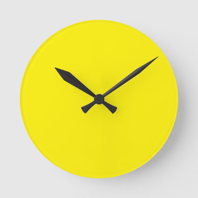 gelb round clock (Front)