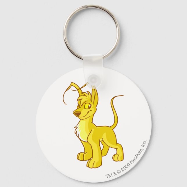 Gelert Gold Keychain (Front)