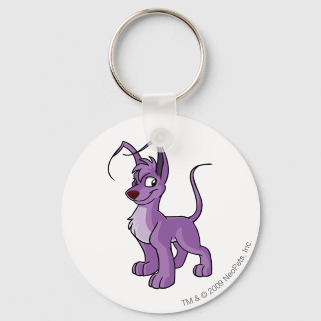 Gelert Purple Keychain (Front)