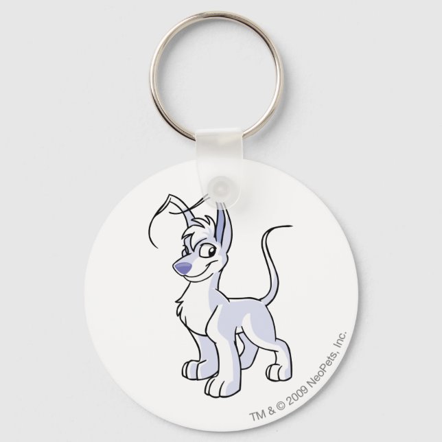 Gelert White Keychain (Front)