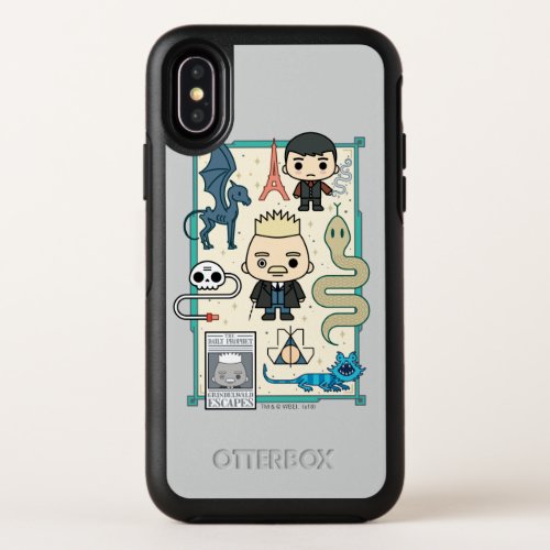 GELLERT GRINDELWALDâ  Barebone Cartoon OtterBox Symmetry iPhone X Case