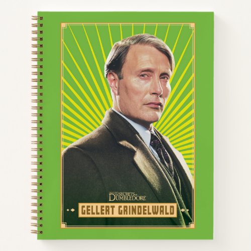 Gellert Grindelwald Character Graphic Notebook