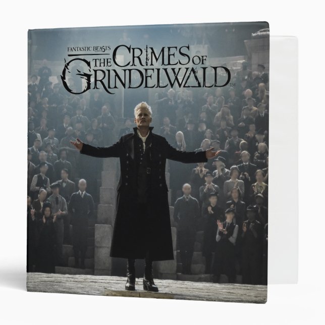 GELLERT GRINDELWALD™'s Speech Photo 3 Ring Binder (Front/Inside)