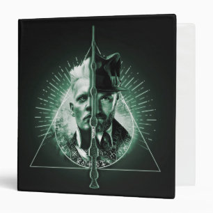 GELLERT GRINDELWALD™ Versus Dumbledore 3 Ring Binder