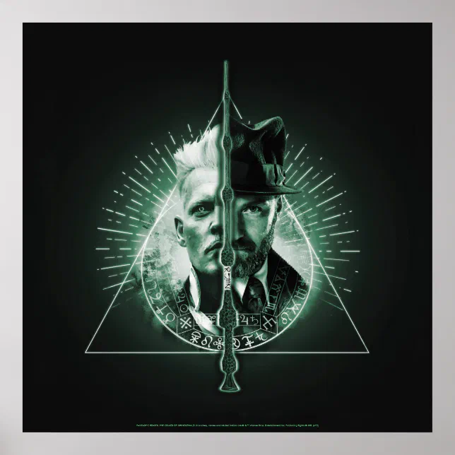 GELLERT GRINDELWALD™ Versus Dumbledore Poster | Zazzle