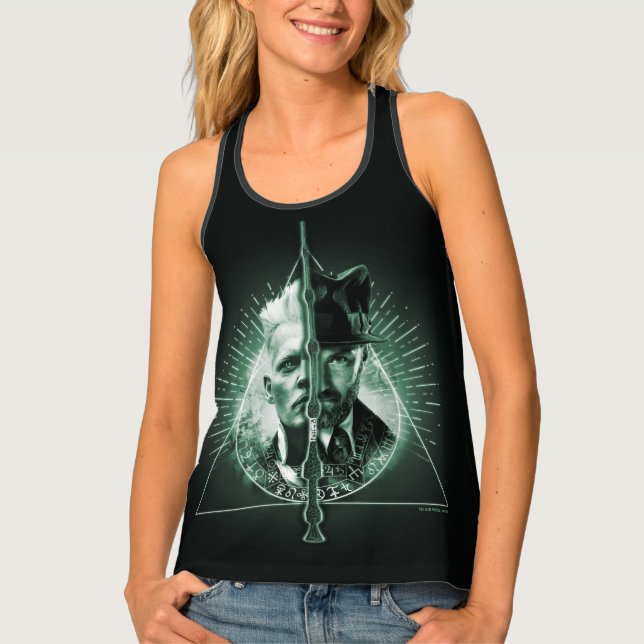 GELLERT GRINDELWALD™ Versus Dumbledore Tank Top (Front)