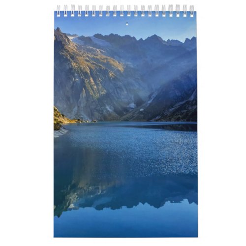 Gelmersee Guttannen Switzerland Calendar