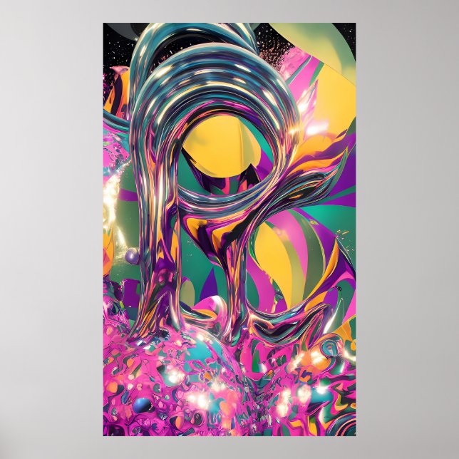 Gelsemium Overture - Ken Gage Surreal Art Poster (Front)