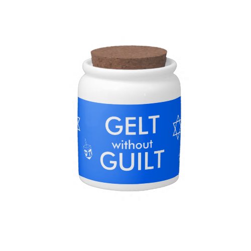 Gelt without Guilt Candy Jar
