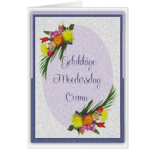 Gelukkige Moedersdag Ouma Cards (Front)