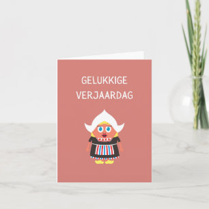 Gelukkige verjaardag, Dutch happy birthday Card