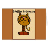 Gelukkige Verjaarsdag - Kat (Front Horizontal)