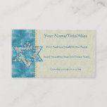Gem decorated Star of David Business Card<br><div class="desc">Art drawn to resemble gems and sparklies fill in the shape of the Star of David to make this a very special gift for yourself or friends and family this Hanukkah.</div>