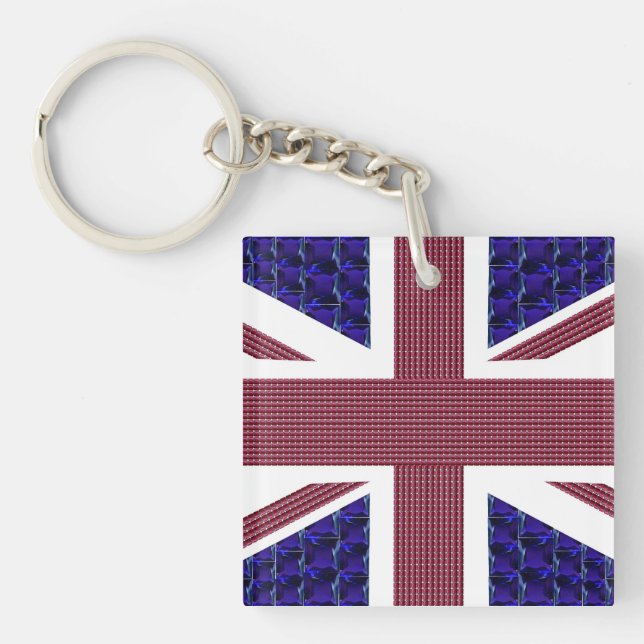 Gem Design Keychain (Front)