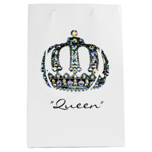 Gem of a Tiara Queen  Medium Gift Bag