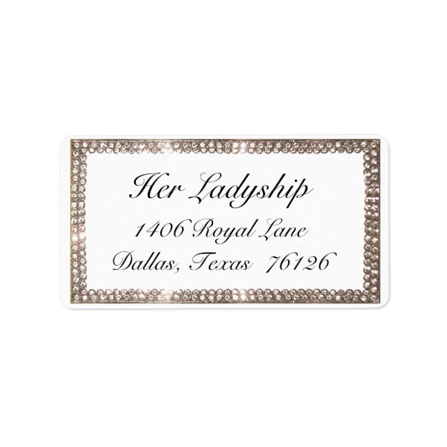 Gem of an Address Label (Front)