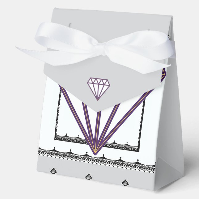 Gem Stone Favor Boxes (Front)