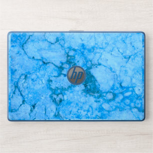 Gem Stone Pattern, Blue Bahia Granite HP Laptop Skin