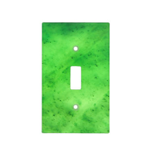 Gem Stone Pattern, Lime Green Jade Light Switch Cover
