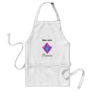 Gem with Barriers Adult Apron
