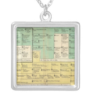 Geman Empire from 800 to 1273 Silver Plated Necklace