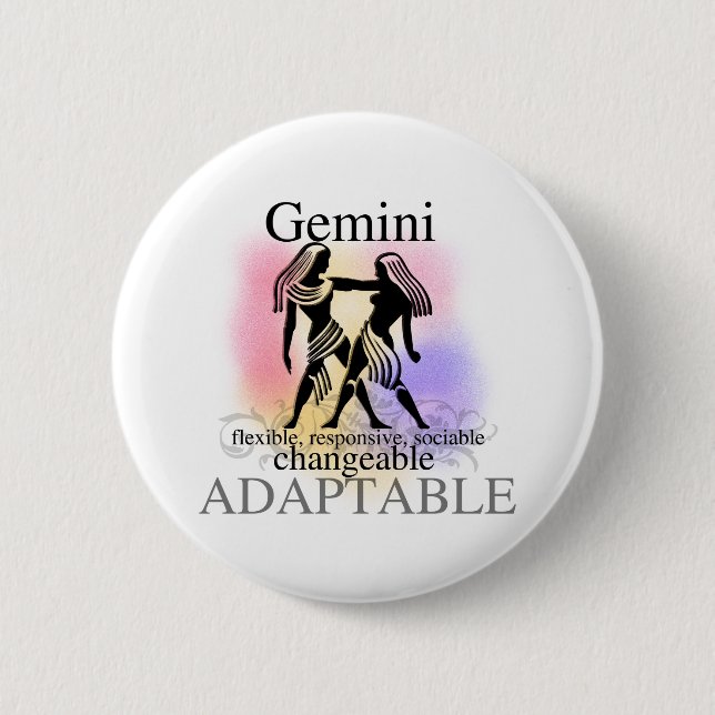 Gemini About You Button (Front)