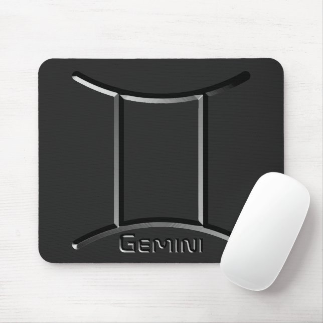 GEMINI, Abstract Design of the Zodiac Sign,  Mouse Pad (With Mouse)
