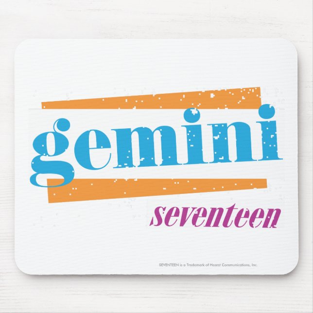 Gemini Aqua Mouse Pad (Front)