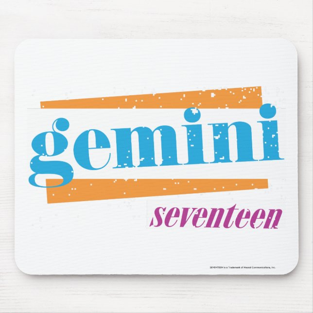 Gemini Aqua Mouse Pad (Front)