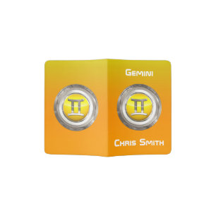 Gemini Astrological Sign Passport Holder