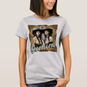 Gemini astrology birth sign zodiac vintage twins T-Shirt