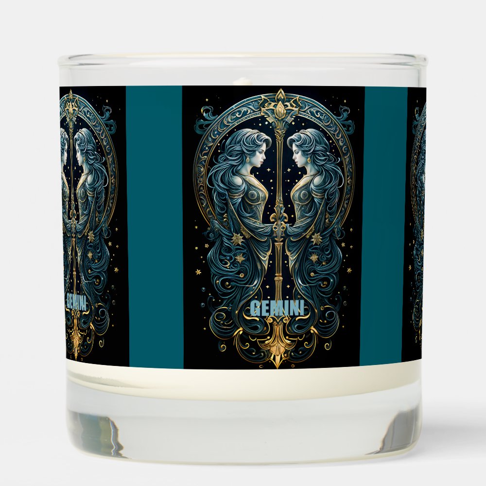Gemini Astrology Sign Scented Candle