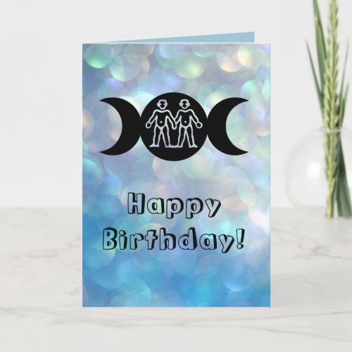 Gemini astrology sun sign zodiac birthday card