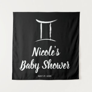 Gemini Astrology Zodiac Sign Party Backdrop