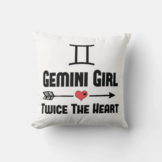 Gemini Bedroom Decor Astrology Pillow Zodiac Gift Zazzle