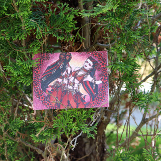Gemini Bellydancer postcards