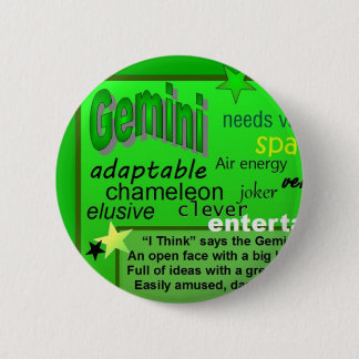 GEMINI BIRTHDAY BUTTON