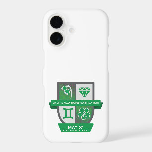 Gemini Birthday Crest™ for May 21-31 iPhone 17 Case