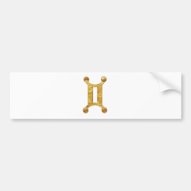 gemini bumper sticker (Front)