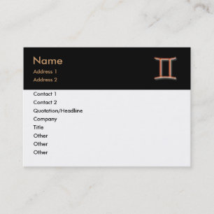 Gemini Business Card
