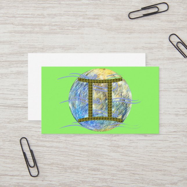 Gemini Business Card (Front/Back In Situ)